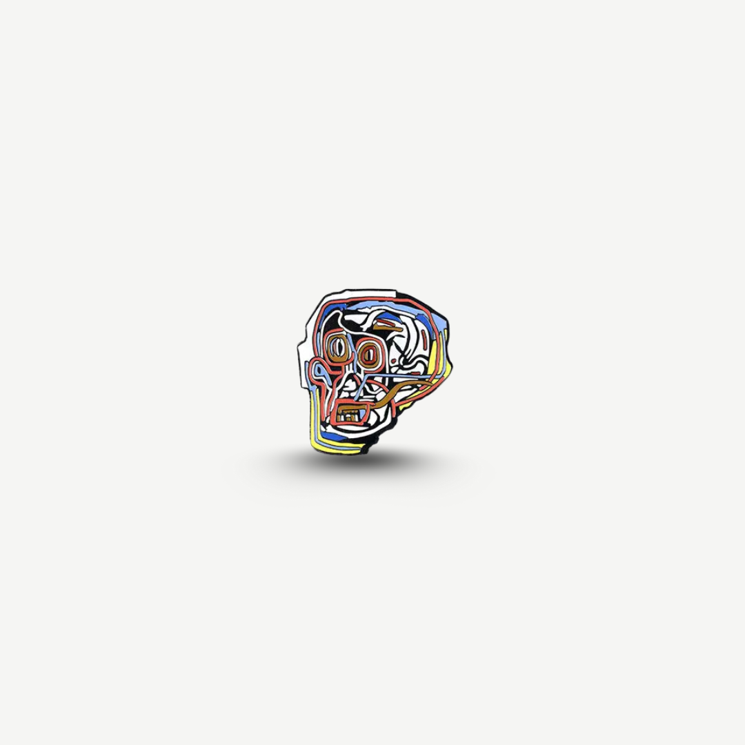 Basquiat - Mask Pin