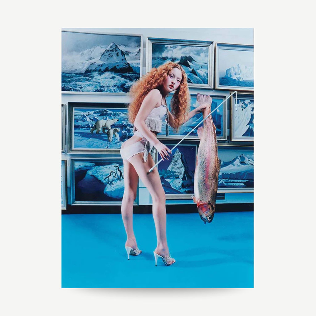Original David LaChapelle signed photograph, limited edition art print for sale Fish Stick Devon Aoki