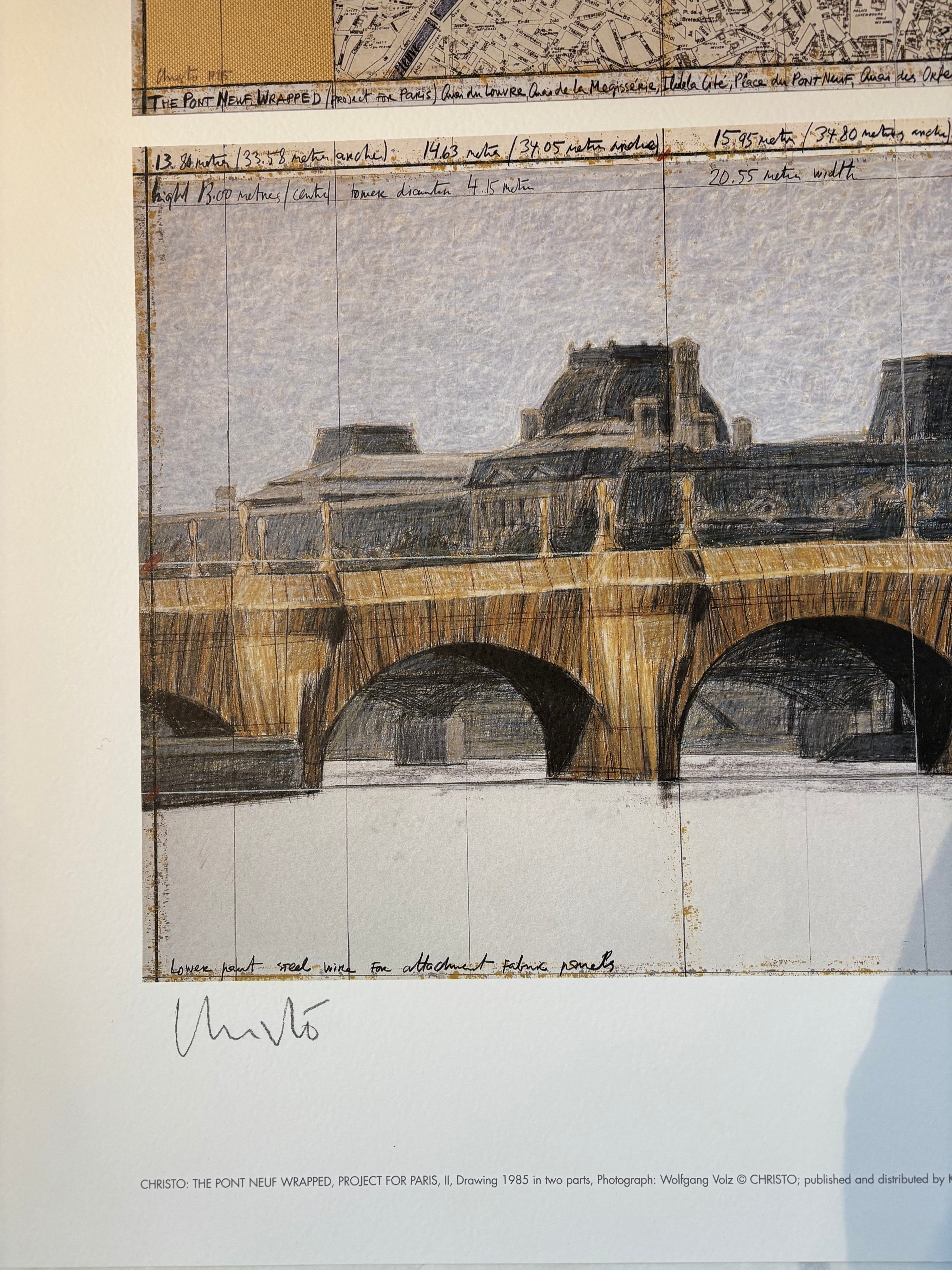 Christo and Jeanne-Claude - Pont Neuf Wrapped