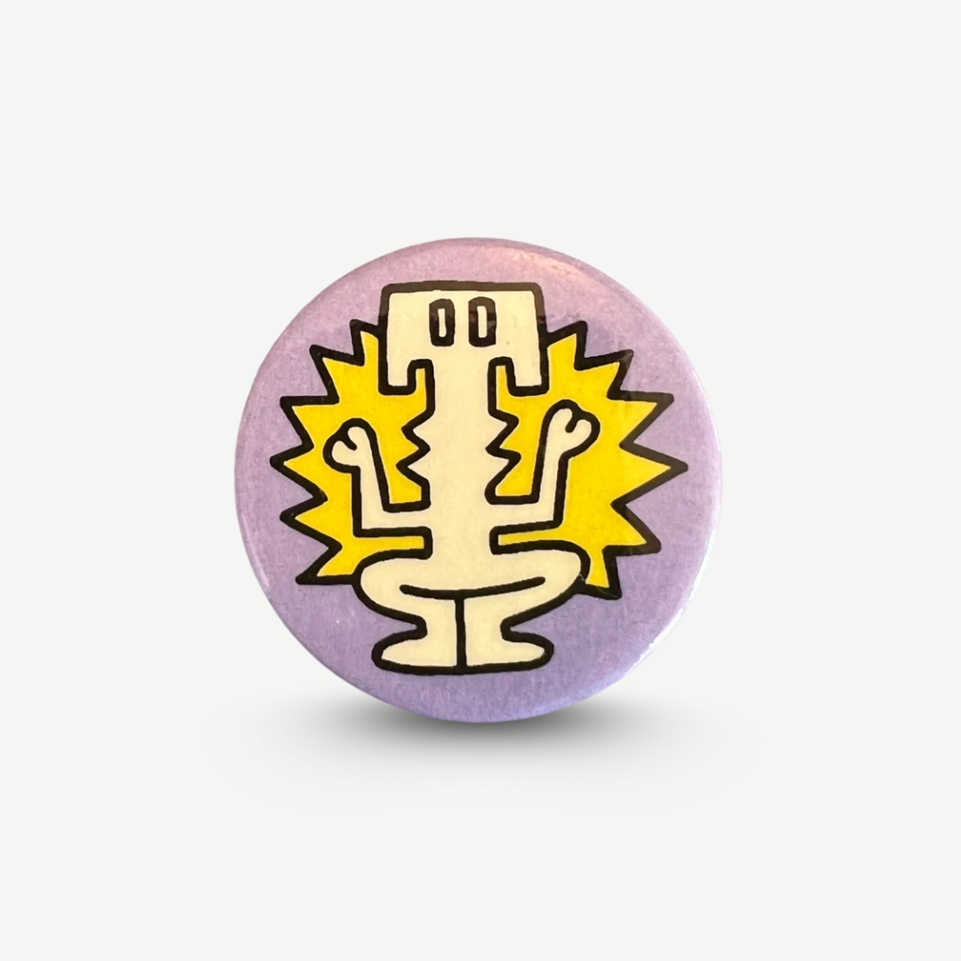 Keith Haring - Original Button aus dem New York Pop Shop
