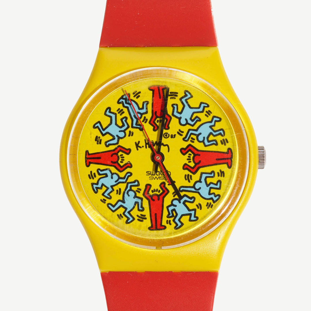 Keith Haring x Swatch - Modèle avec Personnages GZ100