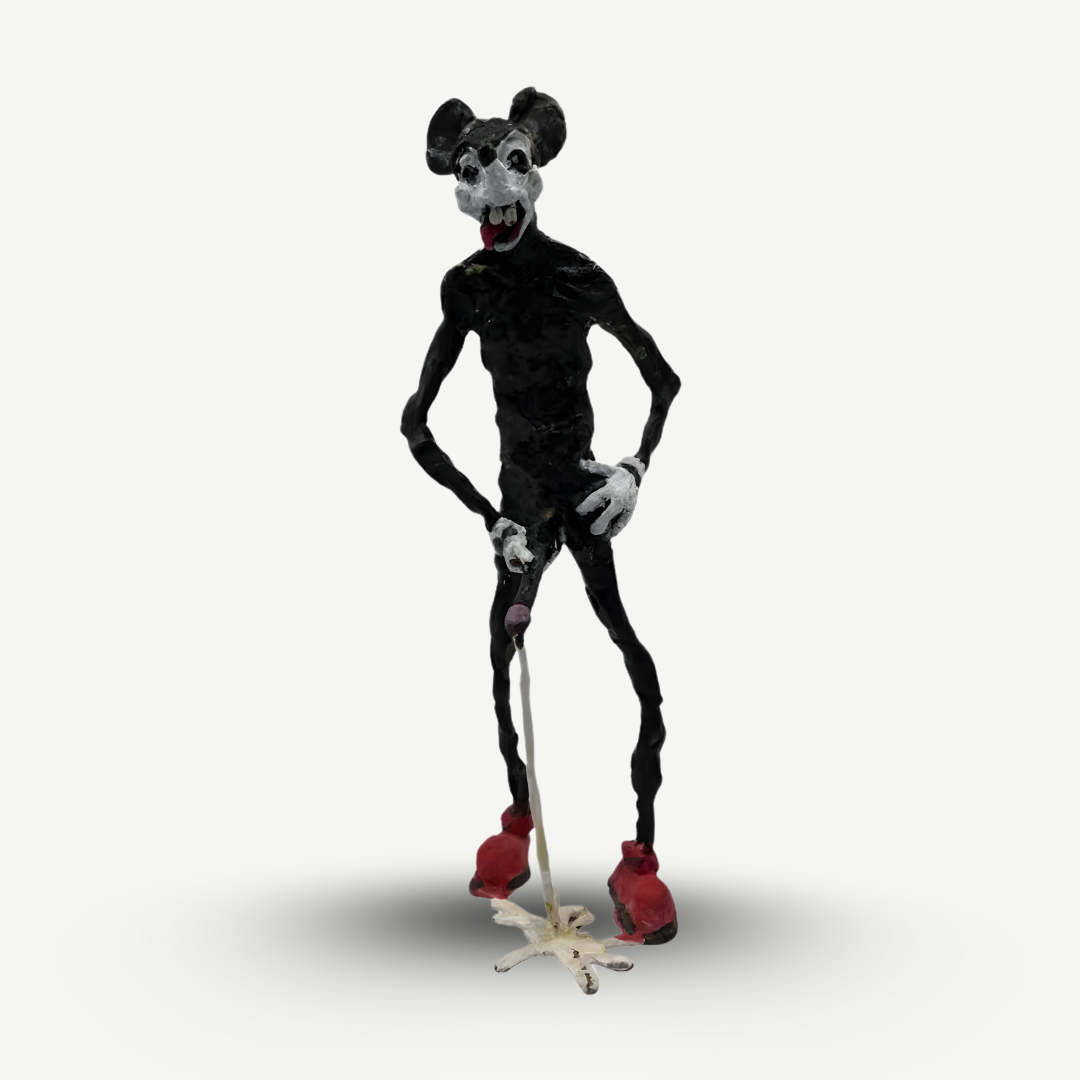 Peter Klashorst - Pissing Mickey original sculpture
