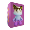 Superplastic rare art toy collectible,  limited edition vinyl designer figure for sale UberJanky Lilac Gold Drip