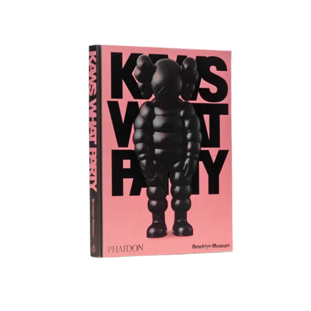 KAWS: WHAT PARTY (Black on Pink)