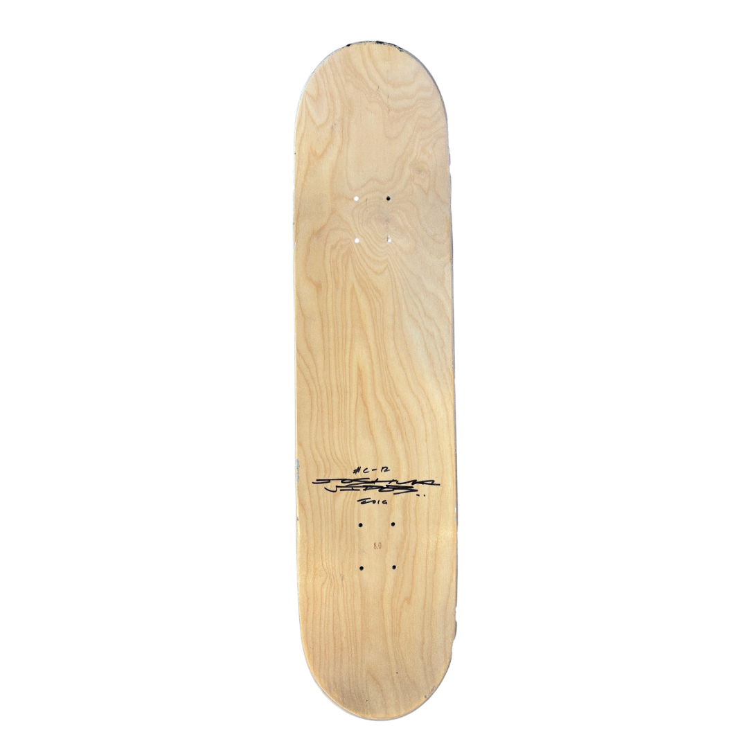 Joshua Vides  - Hand Painted Skate Deck