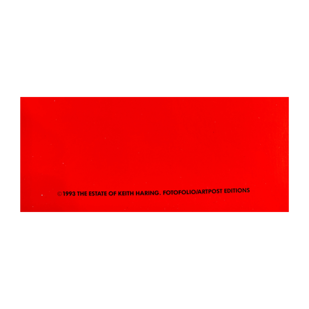 Keith Haring - Original Radiant Baby (Red) Poster