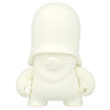 White collectible figurine by Flying Fortress character with a large head and small body on a white background