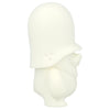 White collectible figurine by Flying Fortress character with a large head and small body on a white background