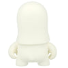 White collectible figurine by Flying Fortress character with a large head and small body on a white background