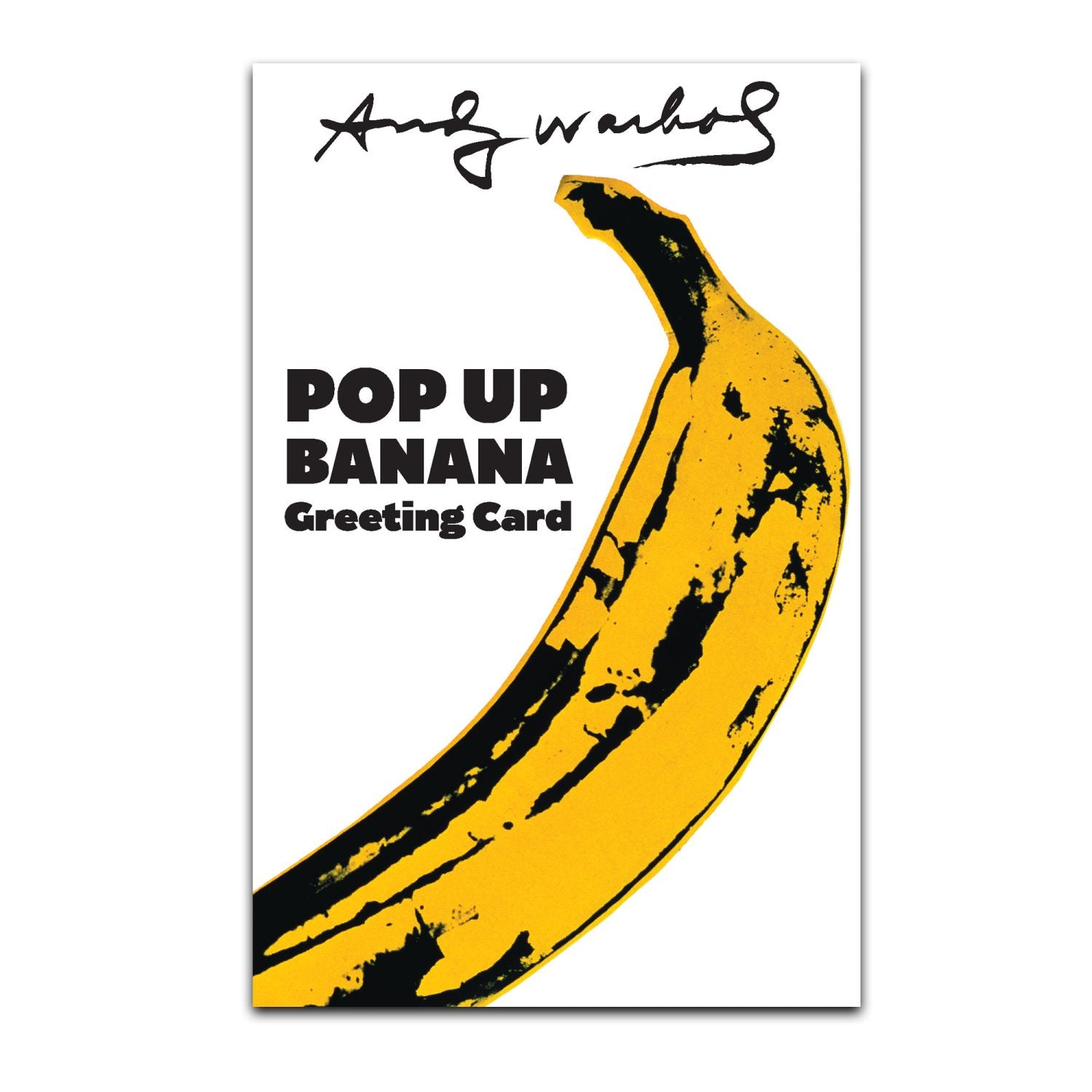 Andy Warhol Pop Up Card - Banana