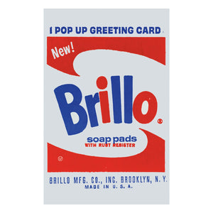 Andy Warhol Pop Up Card - Brillo Boxes