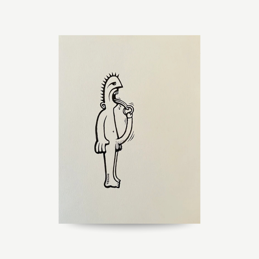 Original drawing by dadara man with piercing available for sale