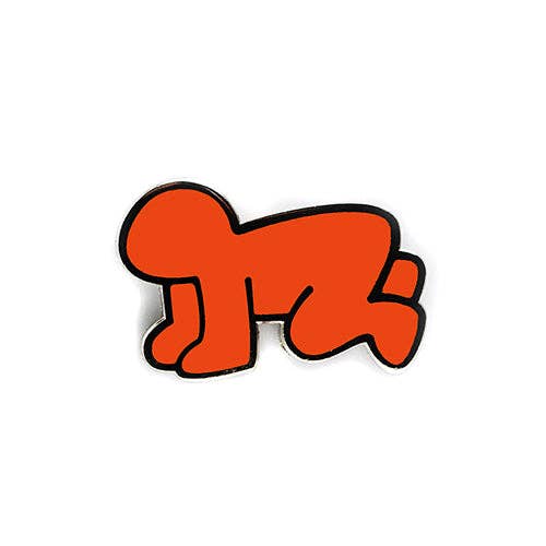 Keith Haring - Radiant Baby Pin (Orange)