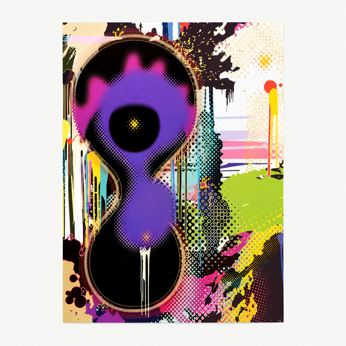 Takashi Murakami hand-signed original lithograph, limited-edition Japanese contemporary art print featuring the artist’s colorful Superflat style.