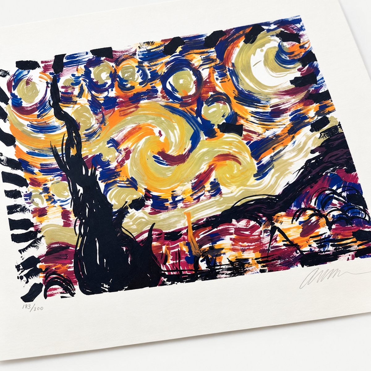 Arman – Sternennacht, Hommage an Vincent van Gogh