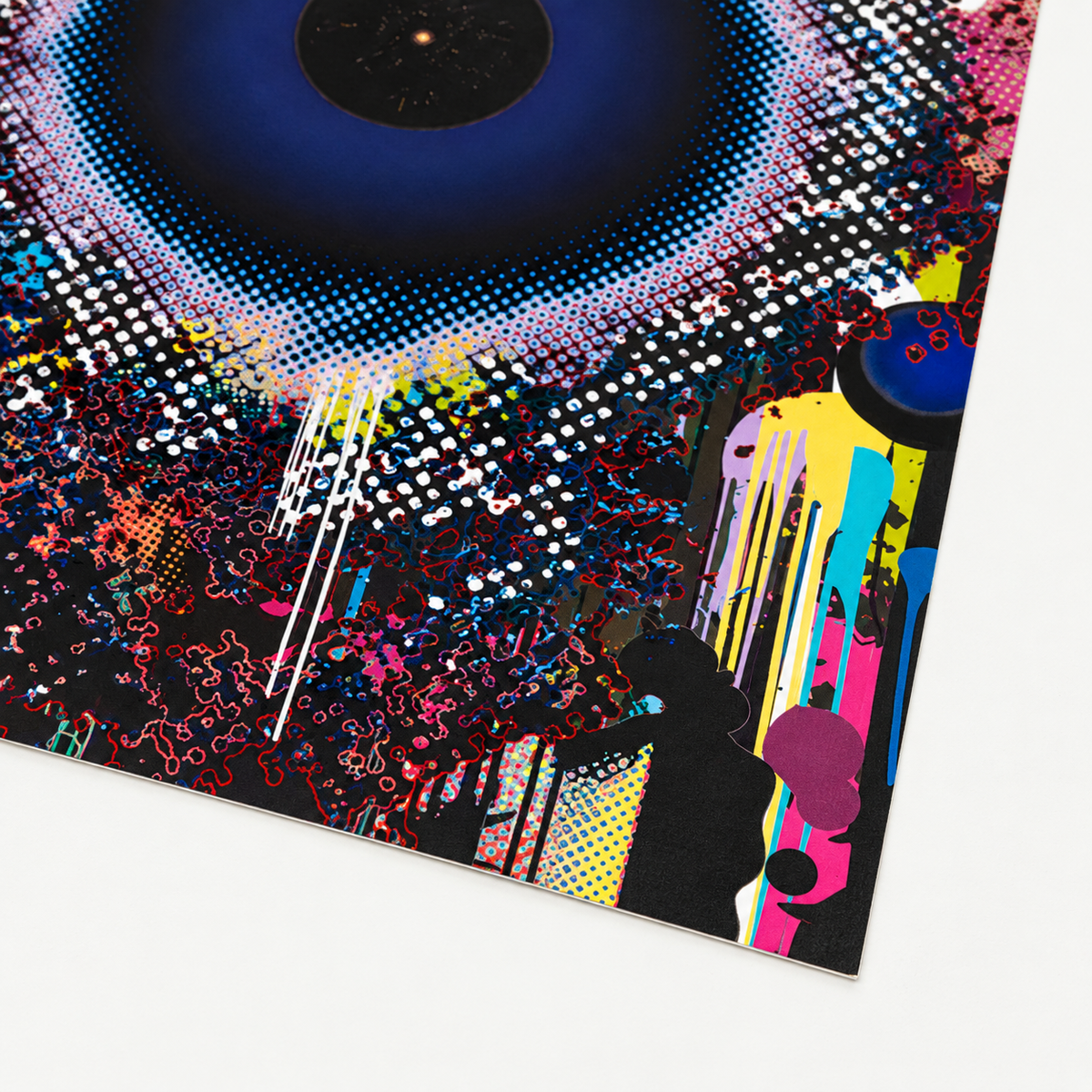 Takashi Murakami hand-signed original lithograph, limited-edition Japanese contemporary art print featuring the artist’s colorful Superflat style.