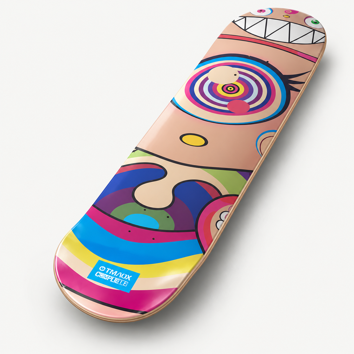 Takashi Murakami hand-signed original lithograph, limited-edition Japanese contemporary art print featuring the artist’s colorful Superflat style.