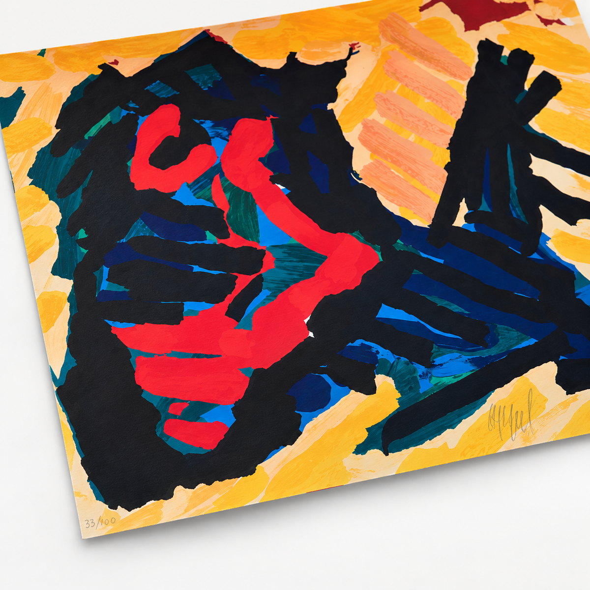 Karel Appel - Running Horse