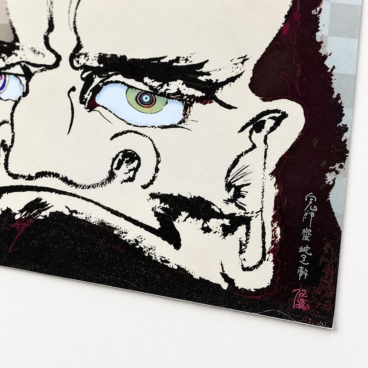 Takashi Murakami hand-signed original lithograph, limited-edition Japanese contemporary art print featuring the artist’s colorful Superflat style.