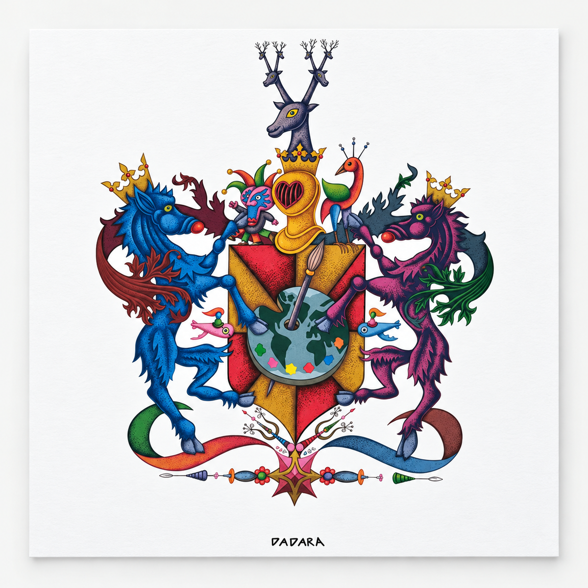 Dadara – Love Peace and Terror Set + Ordner