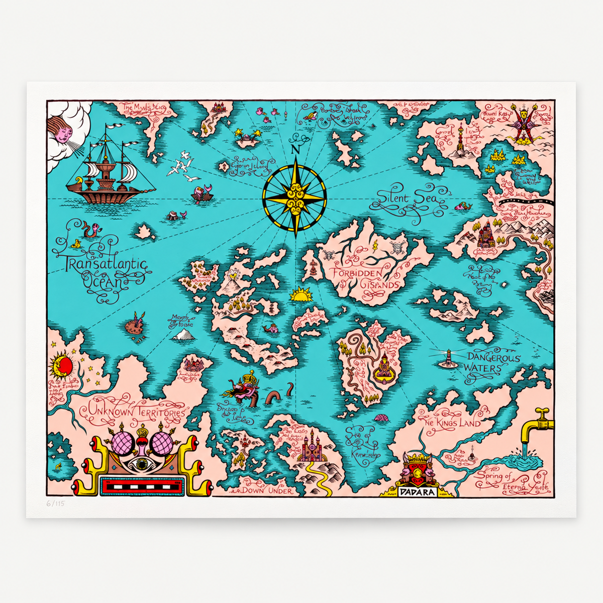 Dadara - Carte de l'Arche des Fous
