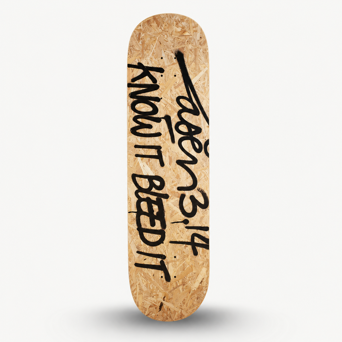 KNOW IT BLEED IT - Skateboard von Laser 3.14 x TSP x FAMOUS Amsterdam