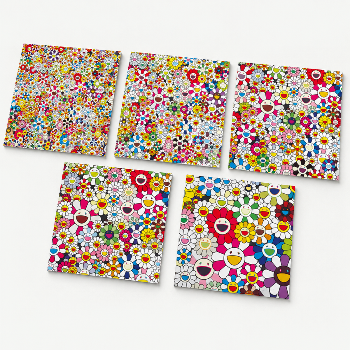Takashi Murakami hand-signed original lithograph, limited-edition Japanese contemporary art print featuring the artist’s colorful Superflat style