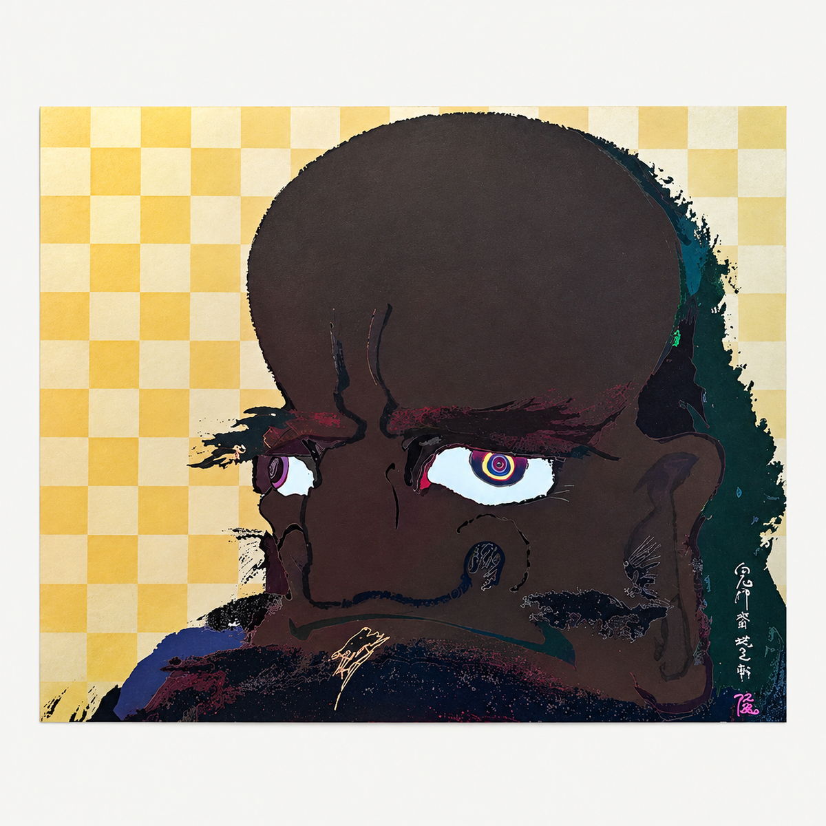 Takashi Murakami hand-signed original lithograph, limited-edition Japanese contemporary art print featuring the artist’s colorful Superflat style.