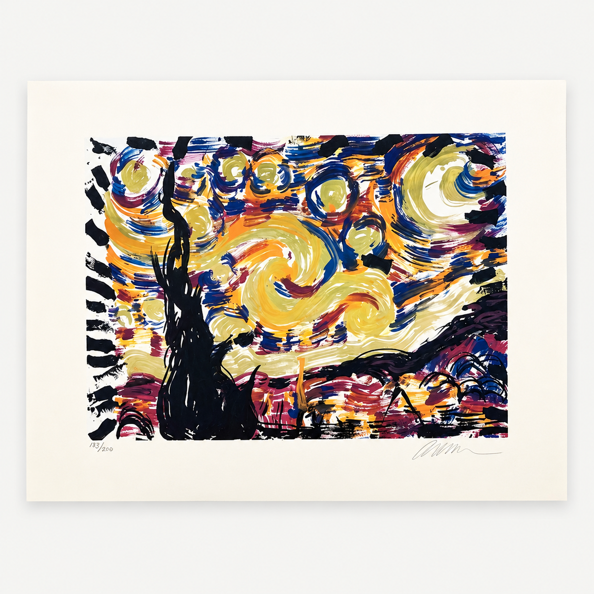 Arman – Sternennacht, Hommage an Vincent van Gogh