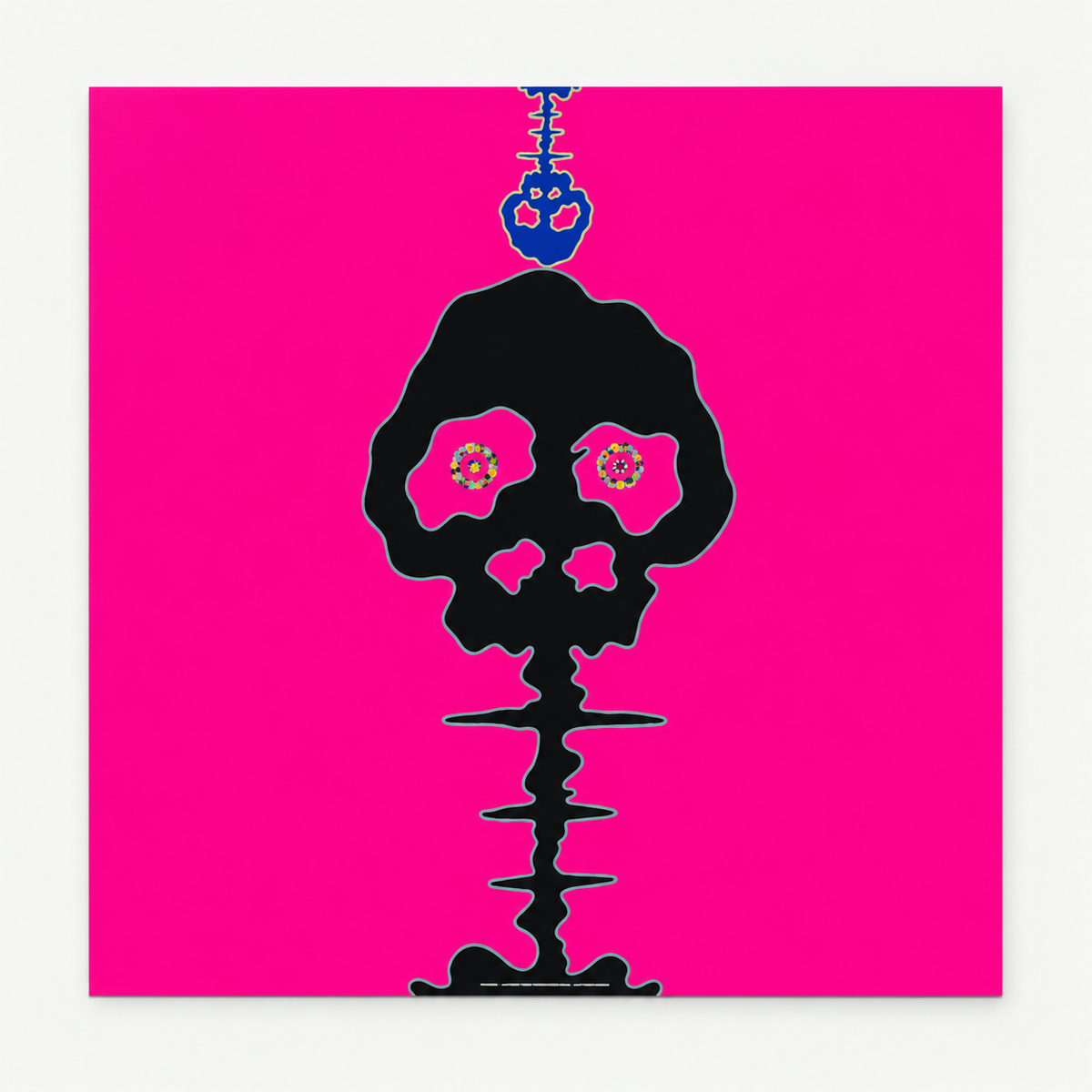 Takashi Murakami hand-signed original lithograph, limited-edition Japanese contemporary art print featuring the artist’s colorful Superflat style