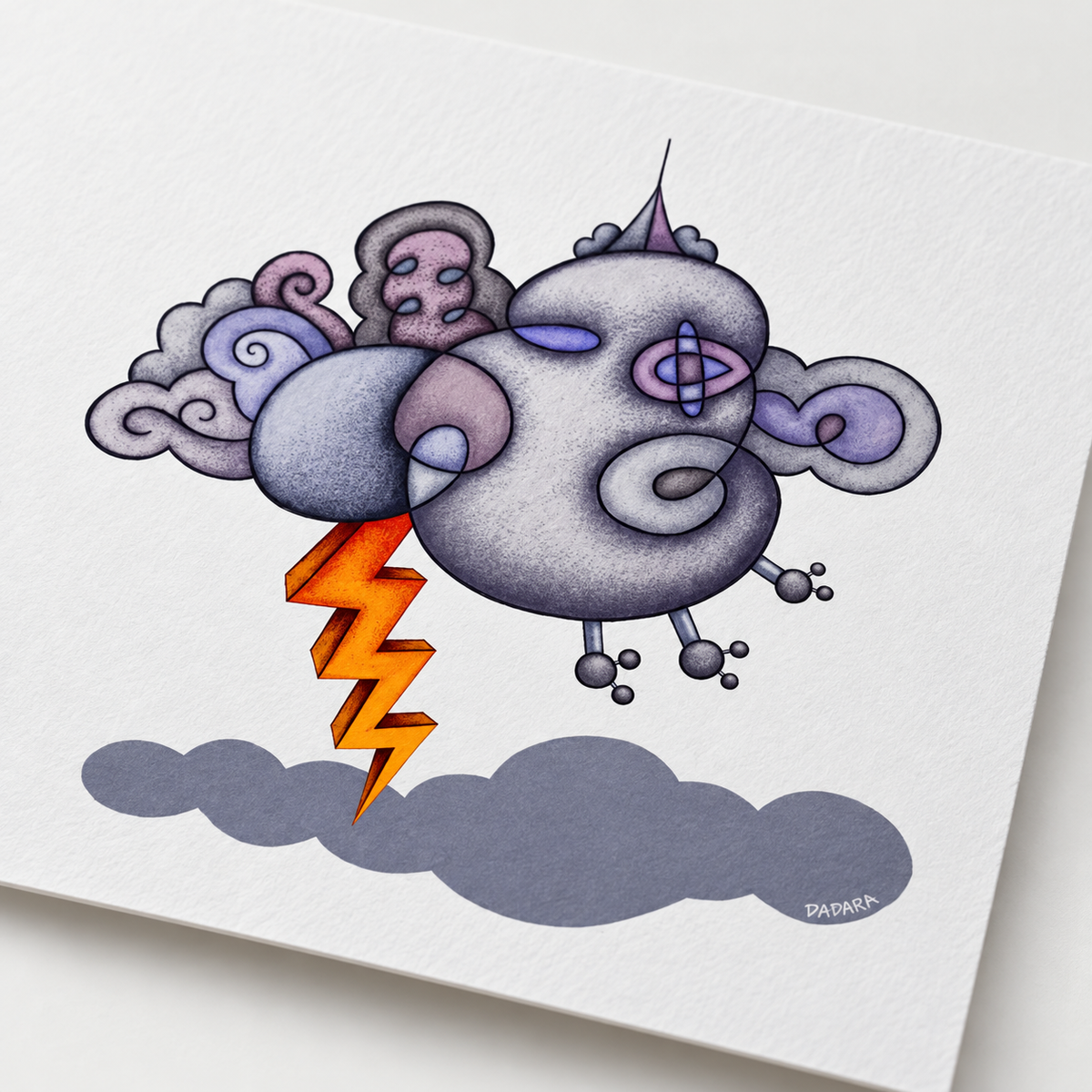 Dadara - Storm (Original Painting)