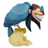 Animated character figurine with blue feathers and a yellow beak on a white background Standing 30cm tall and limited/numbered to 200 pieces;, this “blue” version of Peter de Seves' Harpy comes with two pairs of interchangeable, magnetic wings.