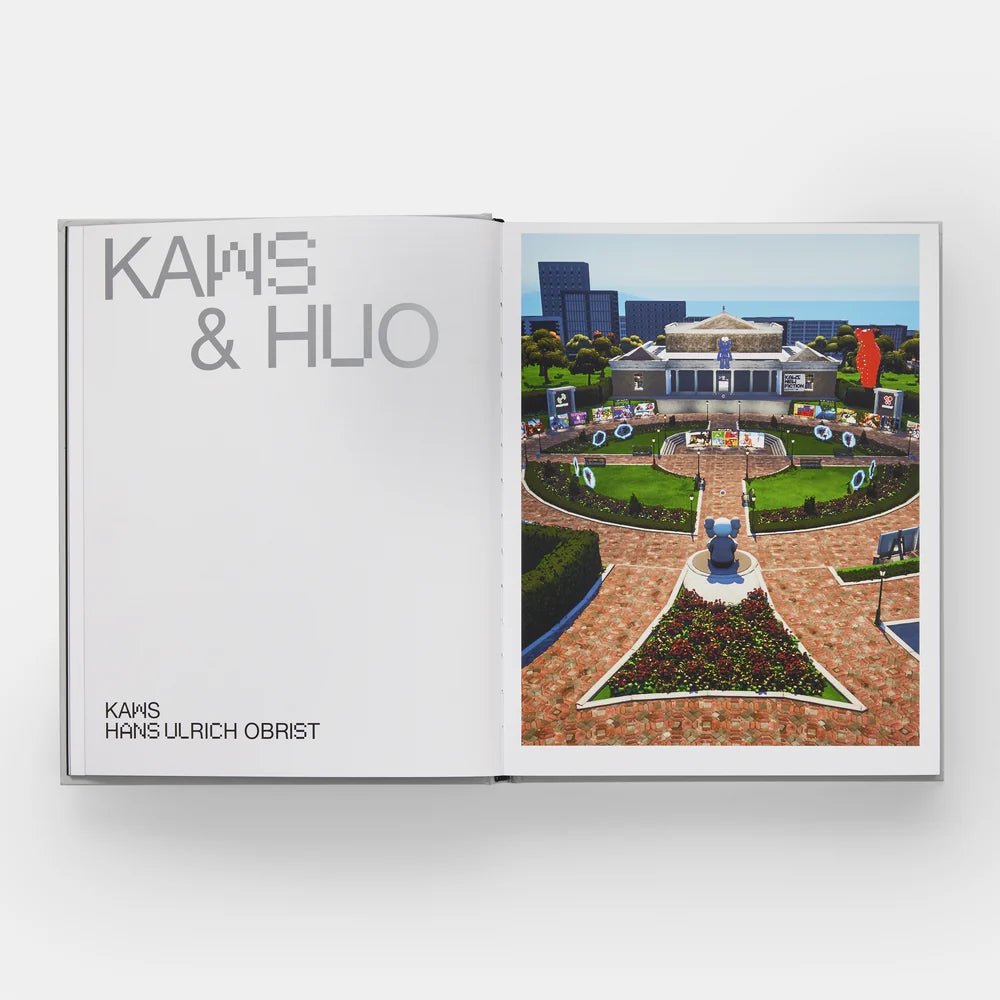 KAWS: New Fiction hardcover exhibition catalogue, documenting KAWS’s 2022 Serpentine exhibition with paintings, sculptures, installations, and augmented-reality works.