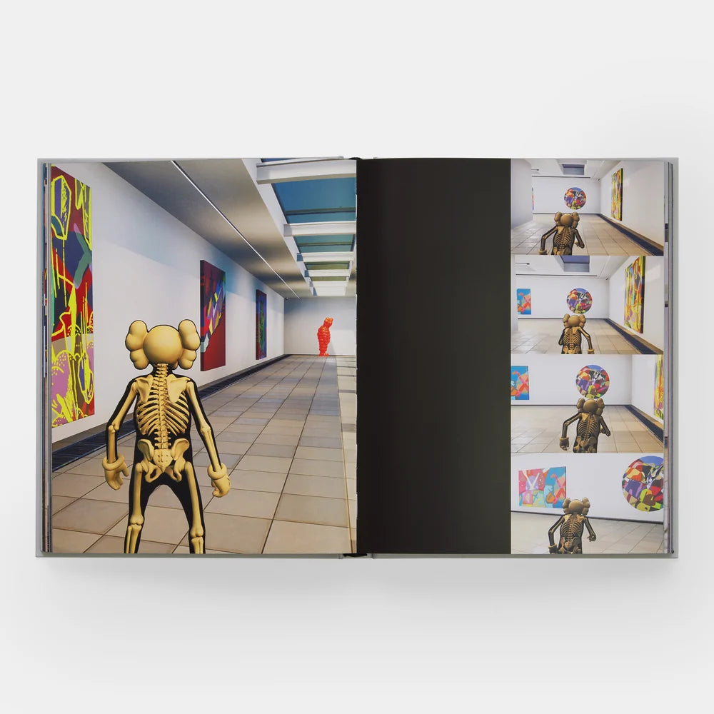 KAWS: New Fiction hardcover exhibition catalogue, documenting KAWS’s 2022 Serpentine exhibition with paintings, sculptures, installations, and augmented-reality works.