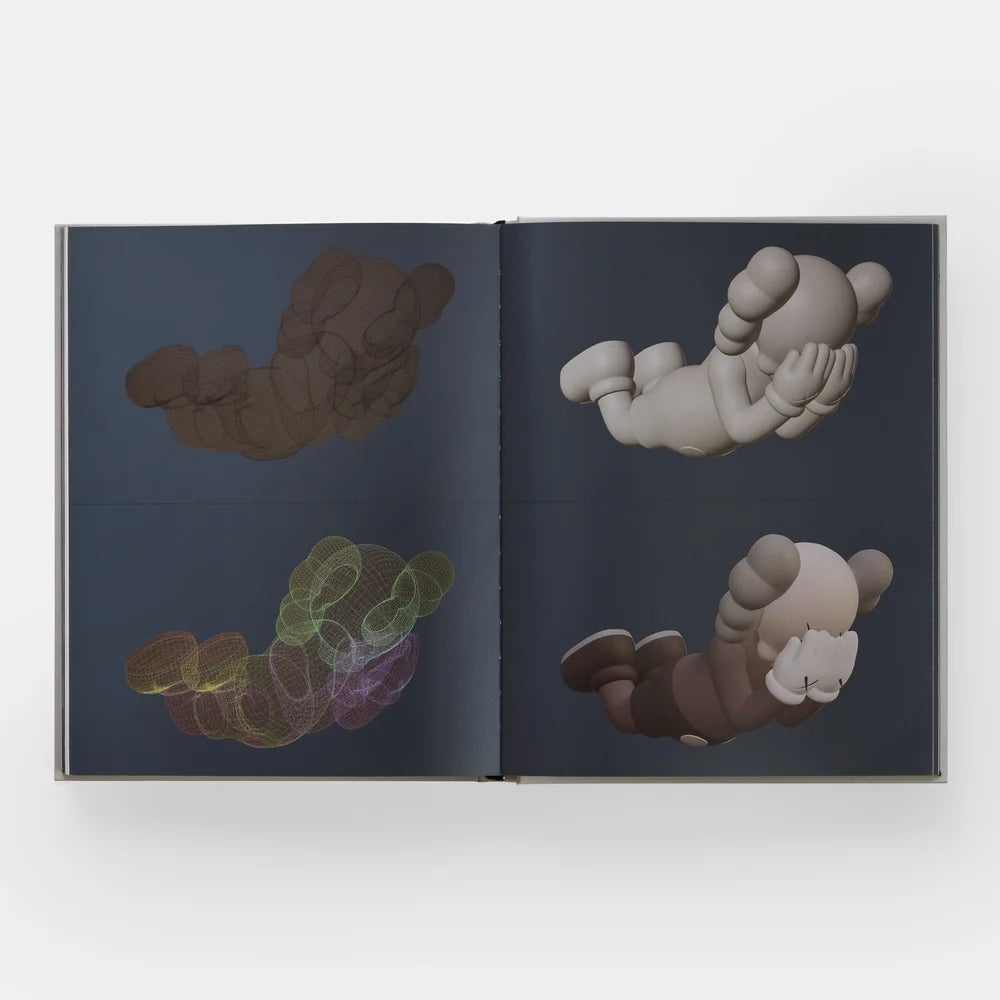 KAWS: New Fiction hardcover exhibition catalogue, documenting KAWS’s 2022 Serpentine exhibition with paintings, sculptures, installations, and augmented-reality works.
