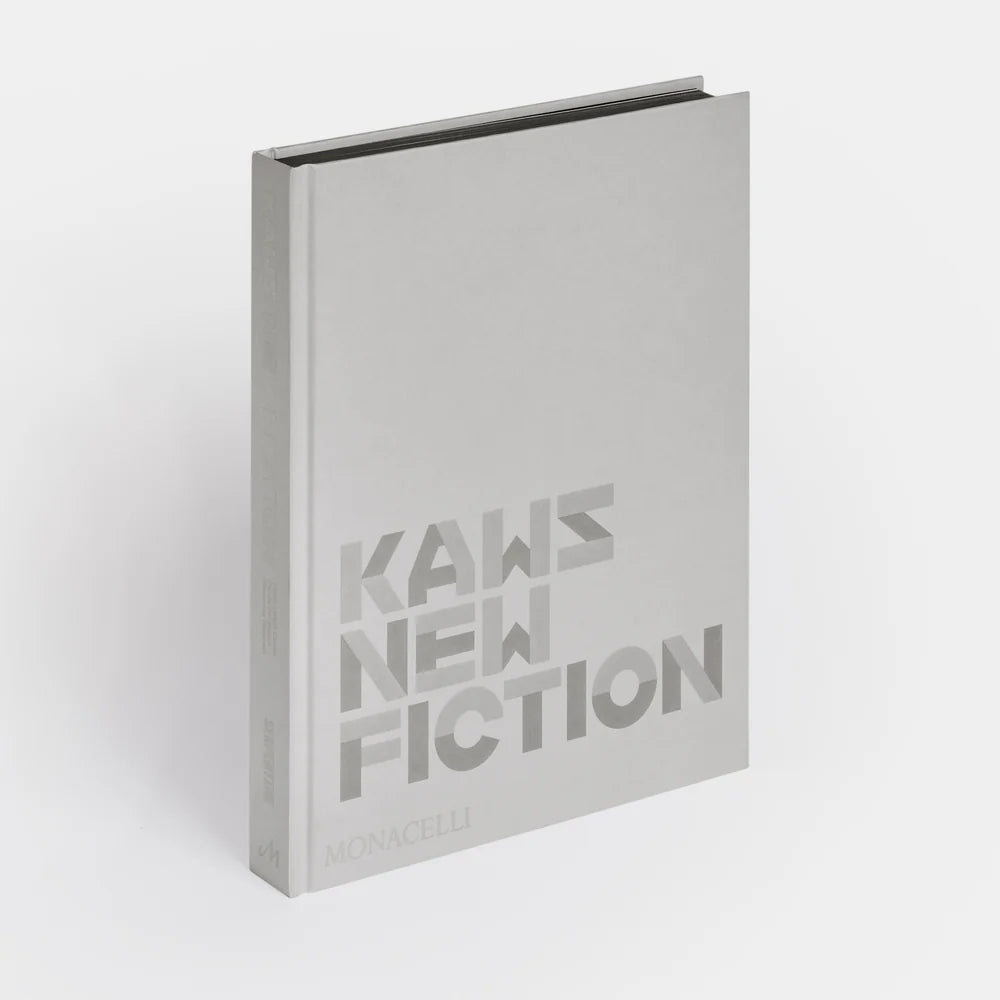 KAWS: New Fiction hardcover exhibition catalogue, documenting KAWS’s 2022 Serpentine exhibition with paintings, sculptures, installations, and augmented-reality works.
