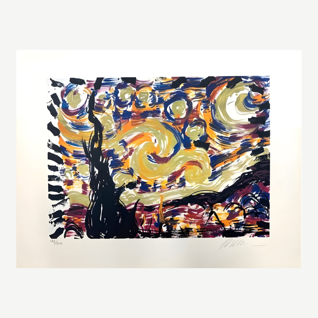 Arman - Starry Night, Homage to Vincent van Gogh