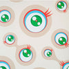 Original signed Takashi Murakami print for sale, authentic limited edition Japanese pop art print with bright colors Jellyfish Eyes