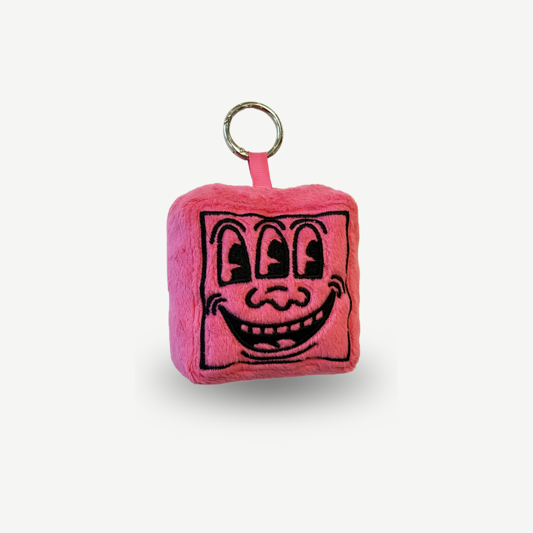 Keith Haring - 3-Eyed Face Plush Bag Charm (Preorder)