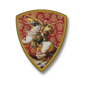 Kehinde Wiley - Napoleon Leading the Army over the Alps Shield patch
