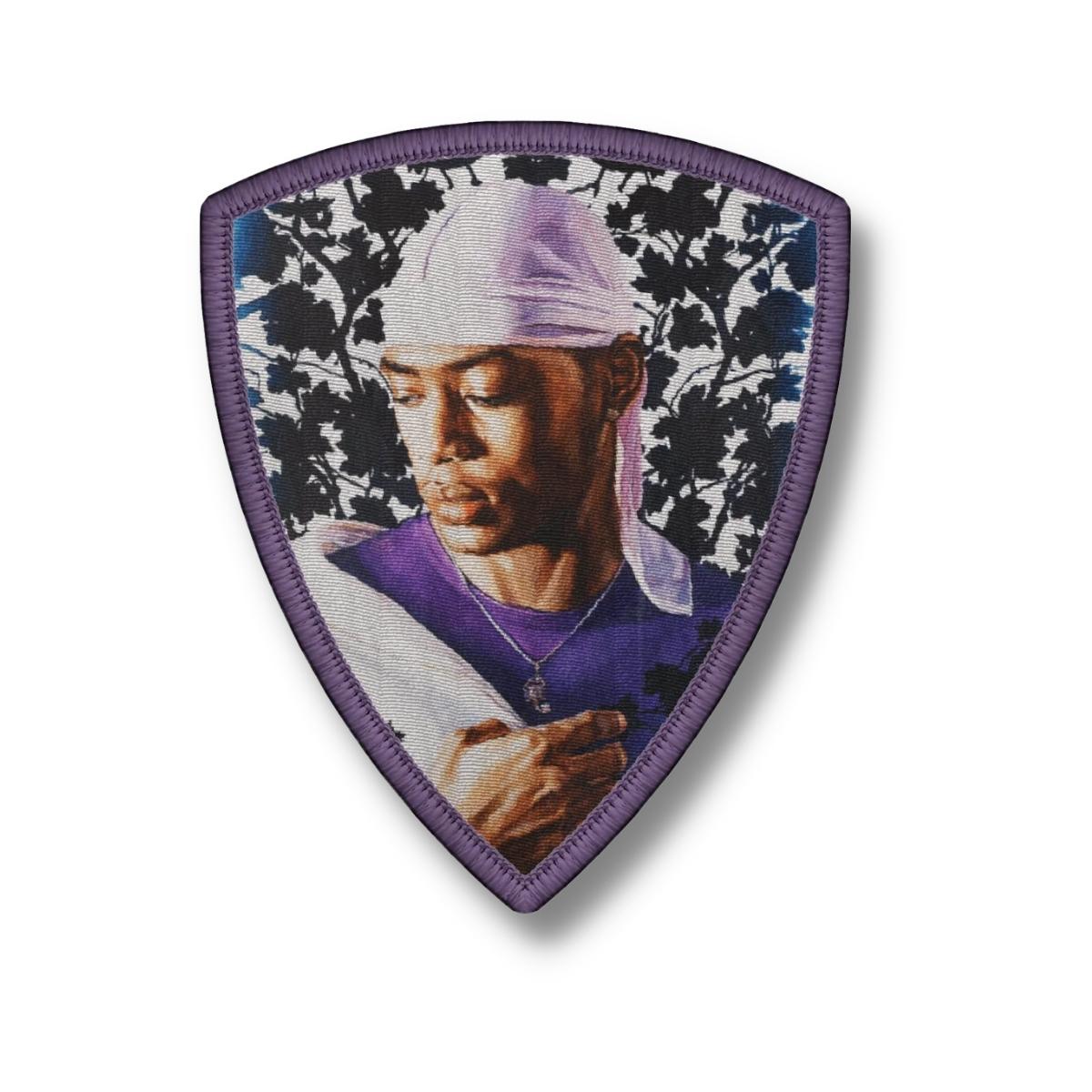 Kehinde Wiley - Tomb of Pope Alexander VII Study I Shield patch