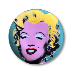Andy Warhol plate - Marilyn Monroe (blue)
