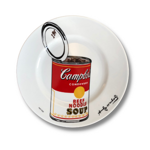 andy warhol plate - campbell's soup can