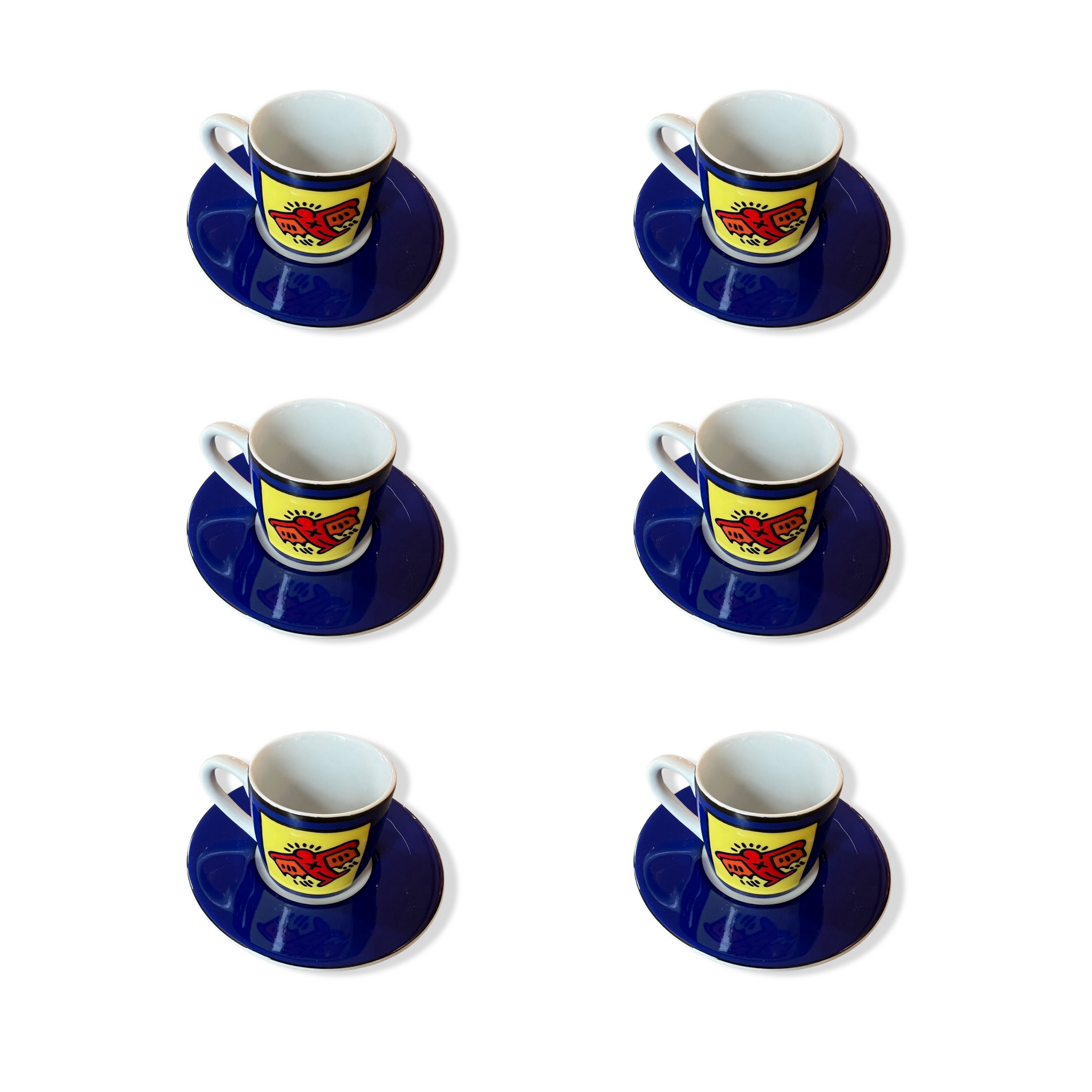 Keith Haring x Könitz - Set of 6 Espresso Cups