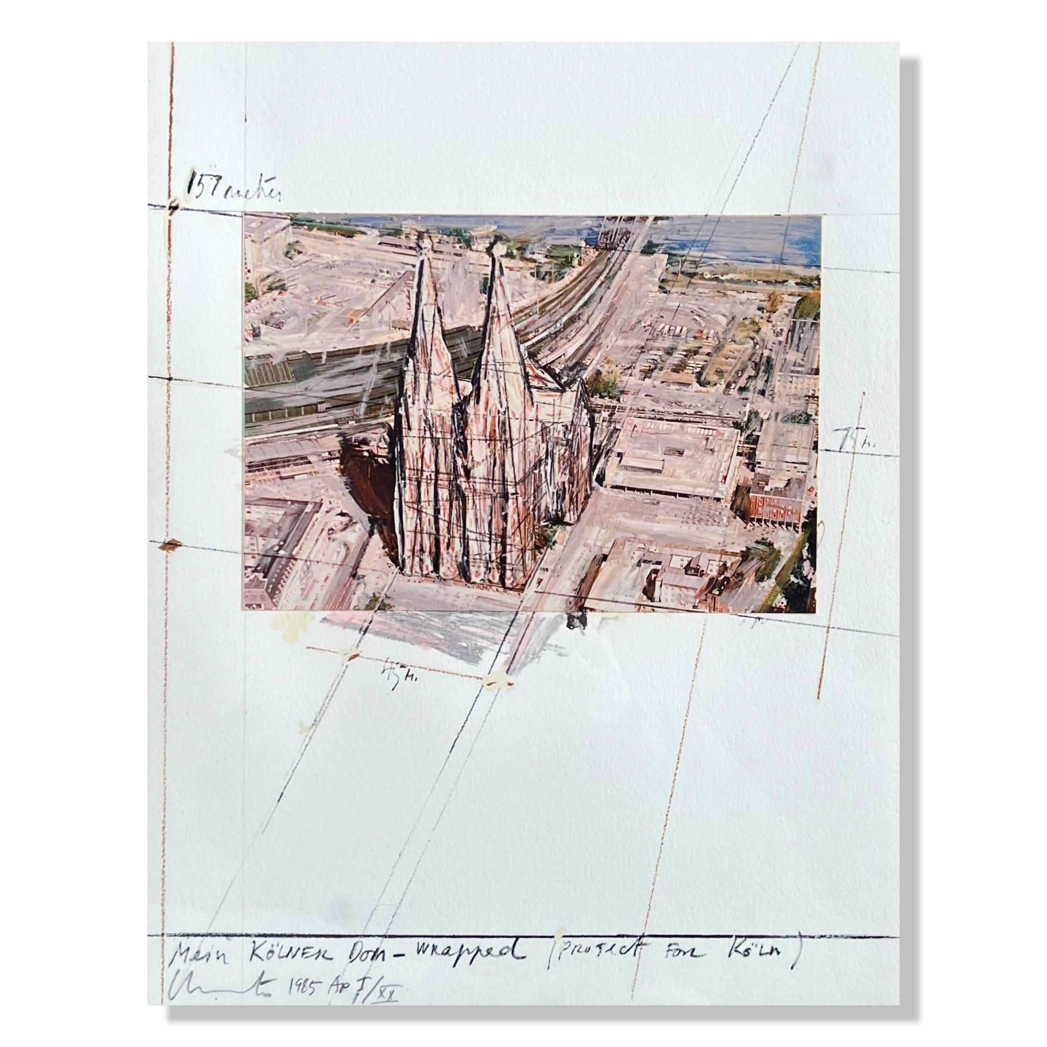 Christo and Jeanne-Claude - Mein Kölner Dom, Wrapped, Project for Cologne