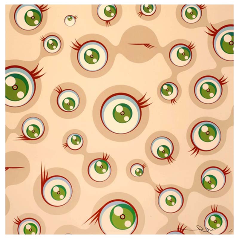 Takashi Murakami - Jellyfish Eyes - Creme