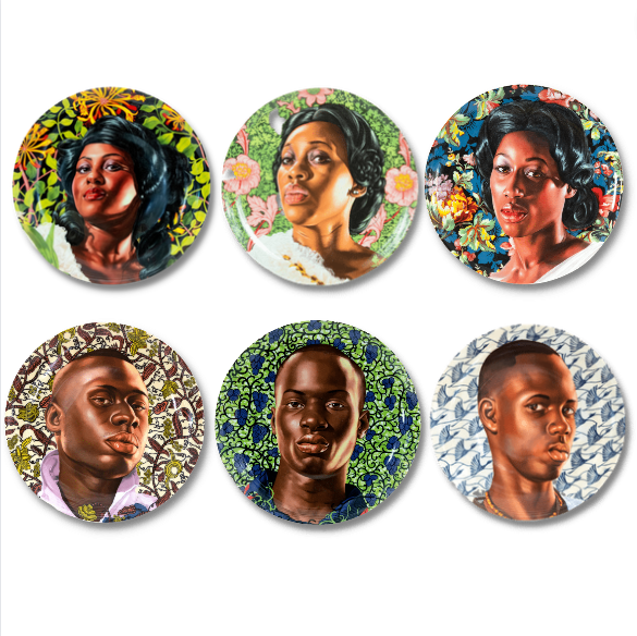 Kehinde Wiley - Porcelain plates set – Famous Amsterdam